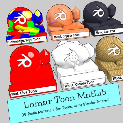 Lomar Toon MatLib preview image